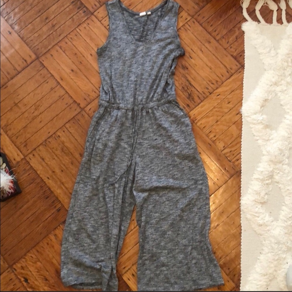 Grey jumpsuit. Very comfortable!